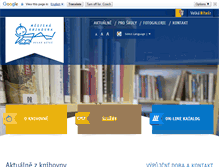 Tablet Screenshot of knihovna.velkabites.cz